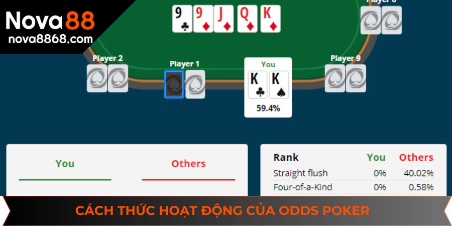 Cách thức hoạt động của odds poker bạn cần nắm
