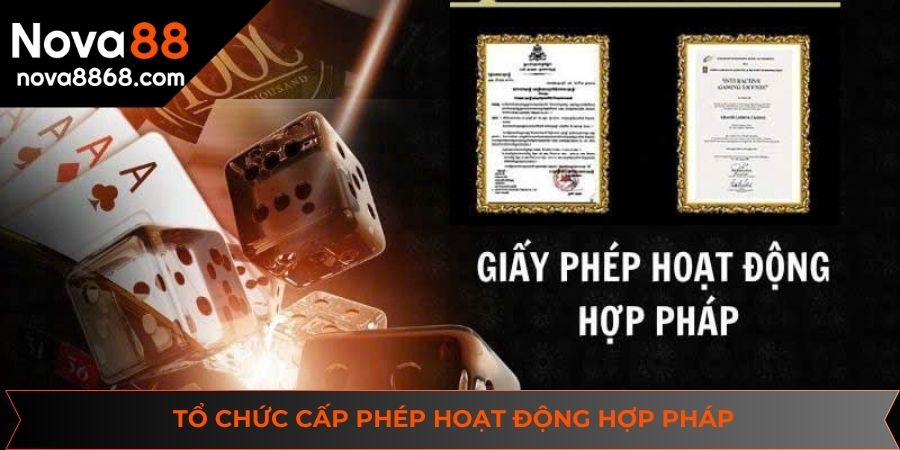 Nhà cái uy tín được các tổ chức hàng đầu cấp phép hoạt động hợp pháp