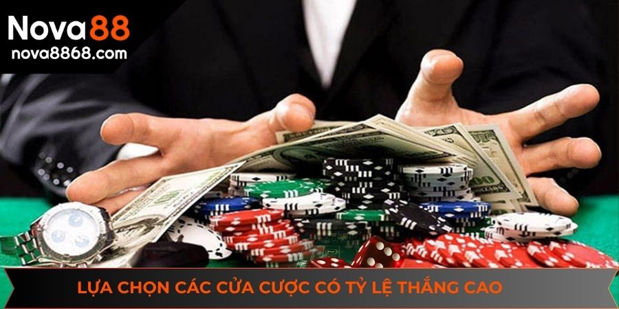 Hội viên nên lựa chọn các cửa cược có tỉ lệ thắng cao để tham gia