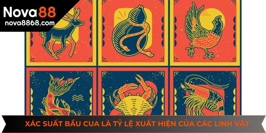 Xác suất bầu cua là tỷ lệ xuất hiện của các linh vật mà hội viên cần biết